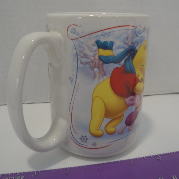 Disney Mug with Winnie the Pooh--Snow Day--Time for Play - Picture 3 of 6